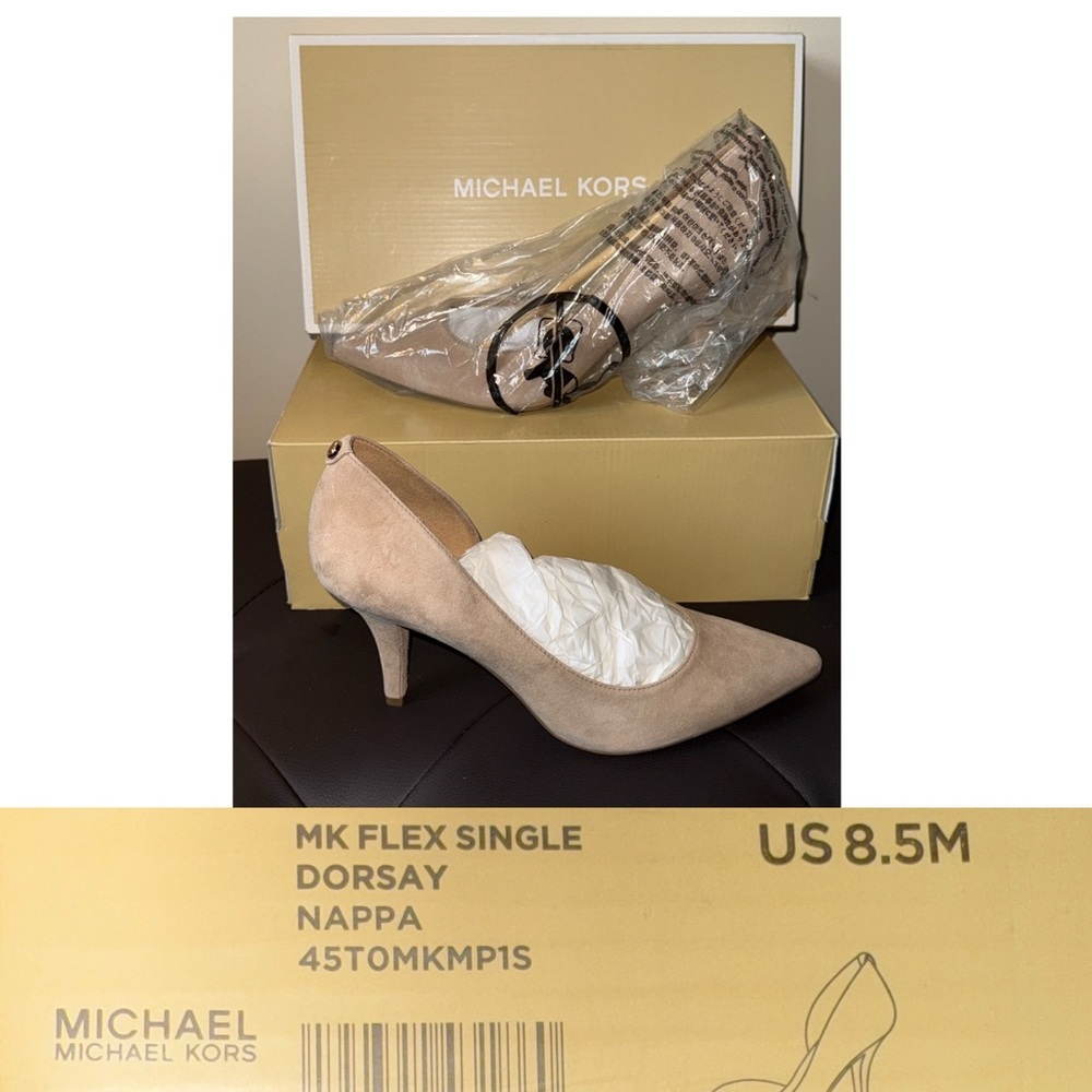 Michael Kors Women's Tan D'Orsay Heels
